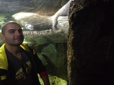 Аз в аквариума в Лондон