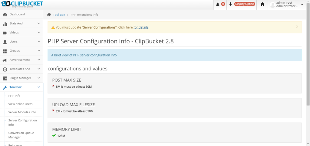 Инсталиране на clip-bucket върху ubuntu 14.04